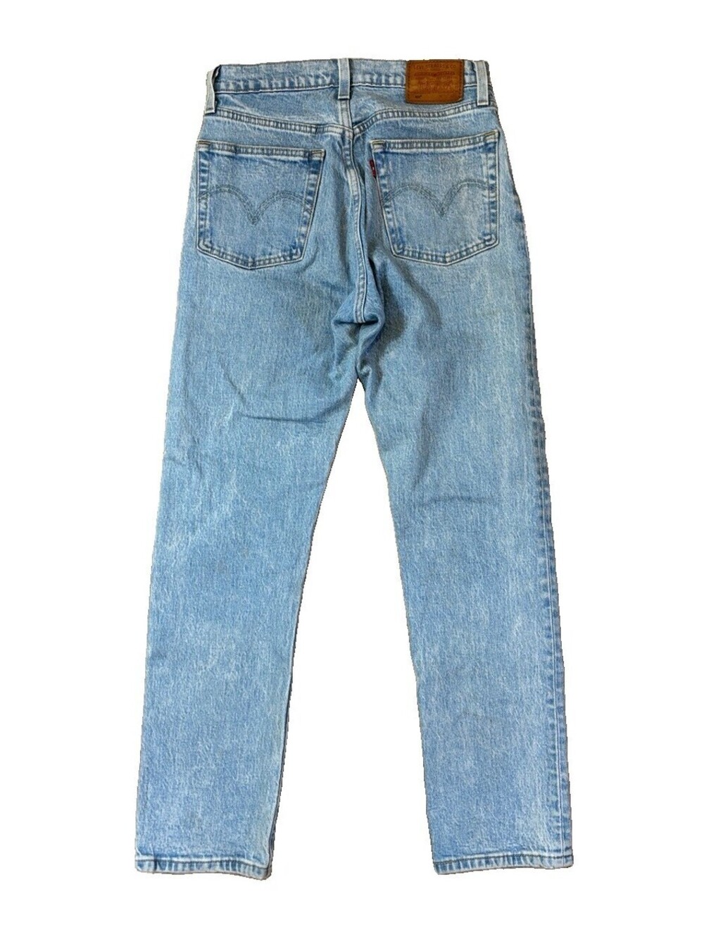 Levi’s Premium Light Wash 501 Button Down Denim Big E Jeans, 99% Cotton